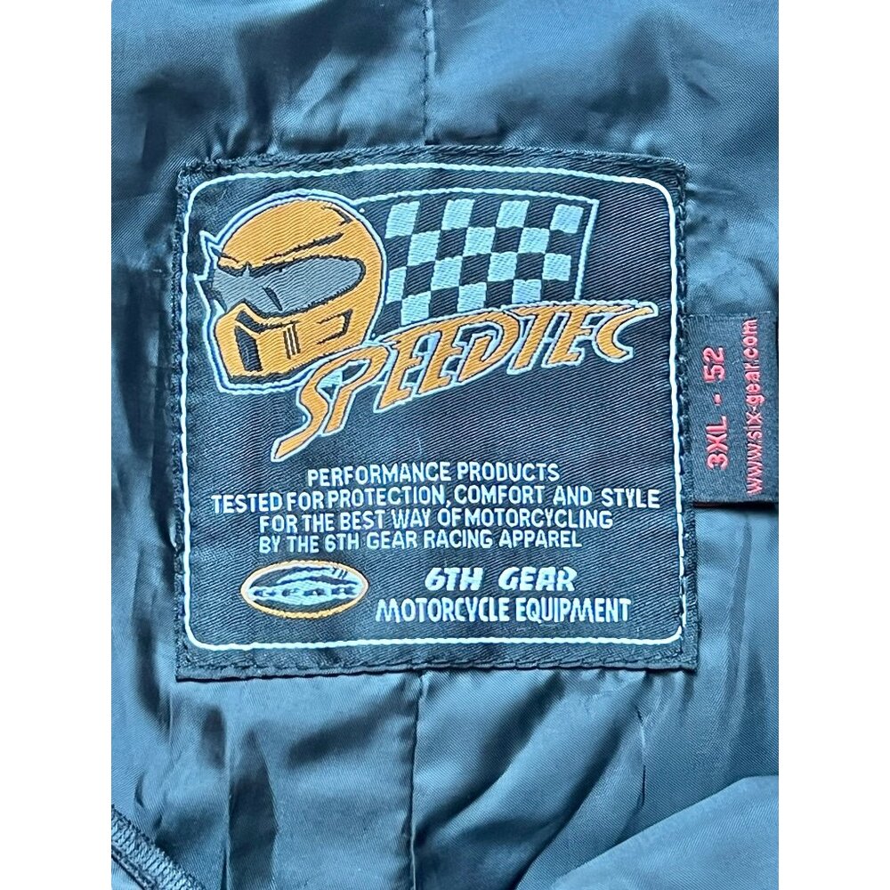 SpeedTec 6th Gear Motorcycle Pants Liner 3XL Black Waterproof Nylon zipper Legs - Picture 3 of 11